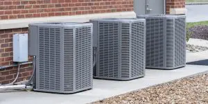 HVAC units outside of a building.