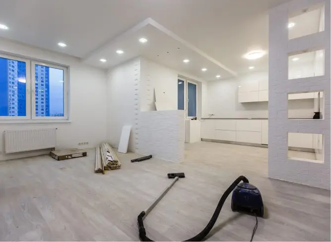 kitchen remodel in progress