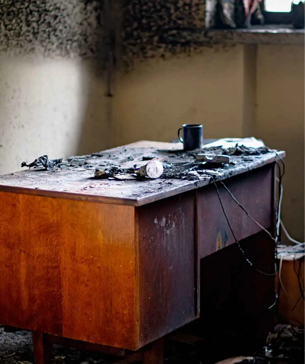 commercial fire damage