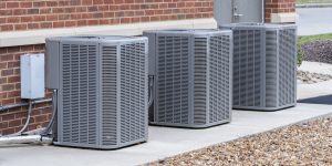 HVAC units outside of a building.